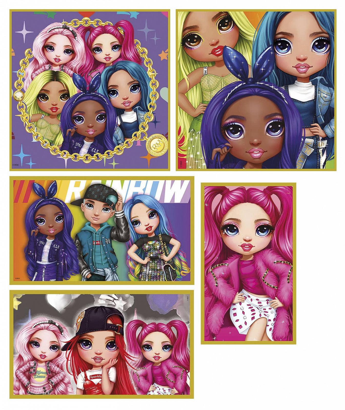 Пазл Clementoni Supercolor 20273 10 In 1 Rainbow High (3x18, 4x30, 2x48 и 1x60 деталей) для детей от 4 лет, фото №3