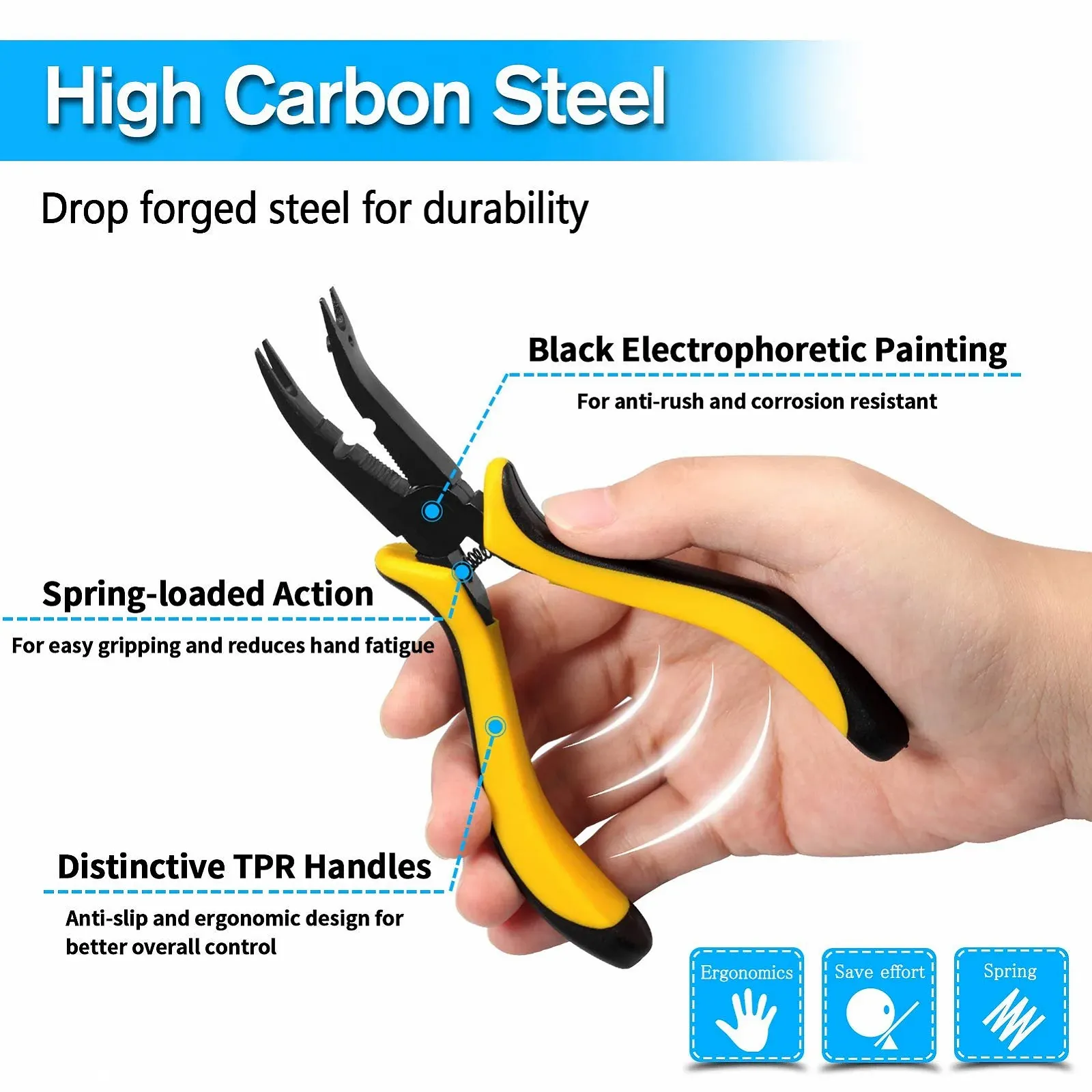 Набор инструментов для RC моделей SPEEDWOX 3 шт: диагональные плоскогубцы с длинными губками для RC вертолета, самолета, ремонта автомобилей и моделирования, фото №4