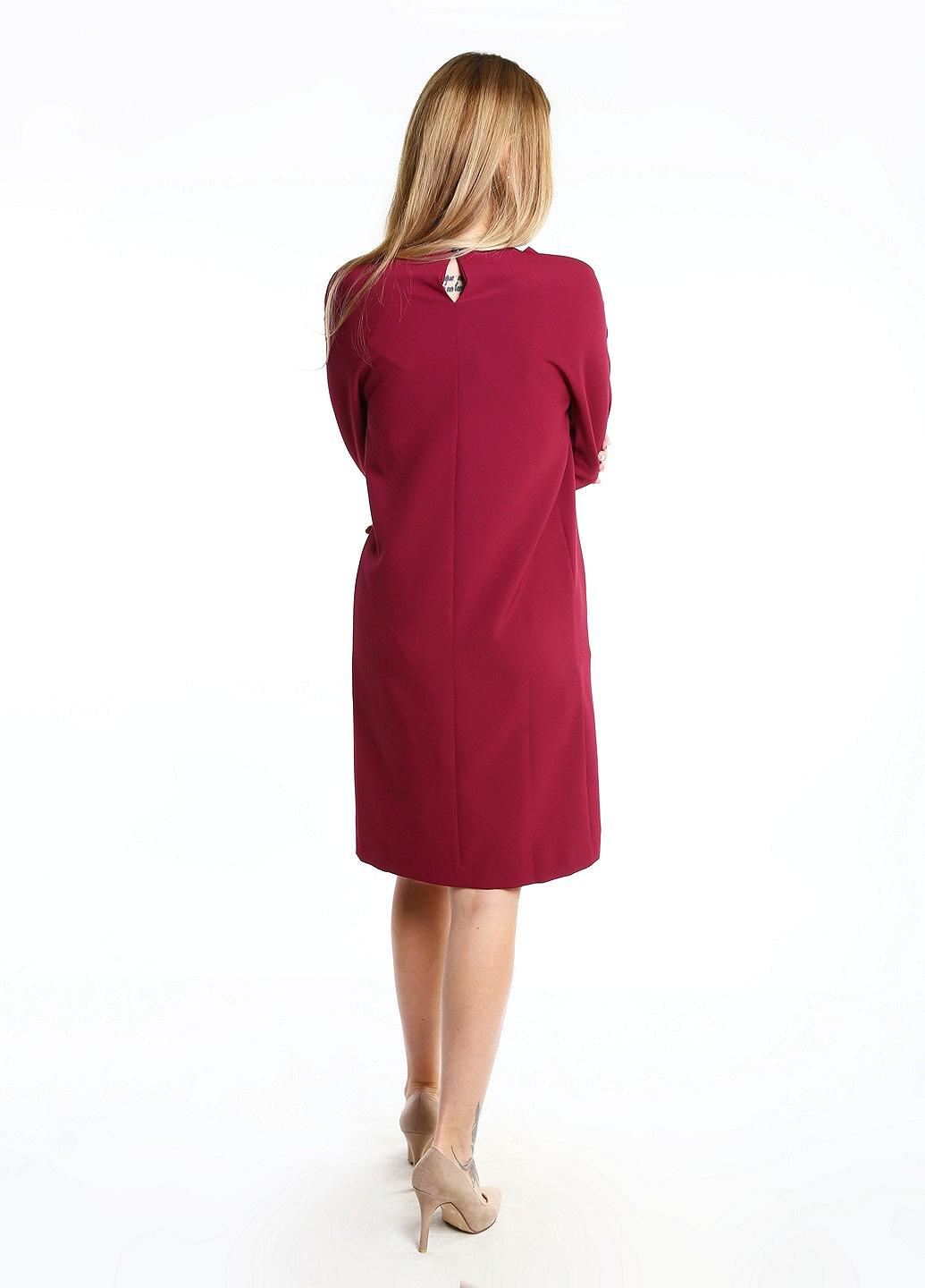 Платье inDresser S Бордовый (IN-0209Н009Д-Burgundy), фото №2