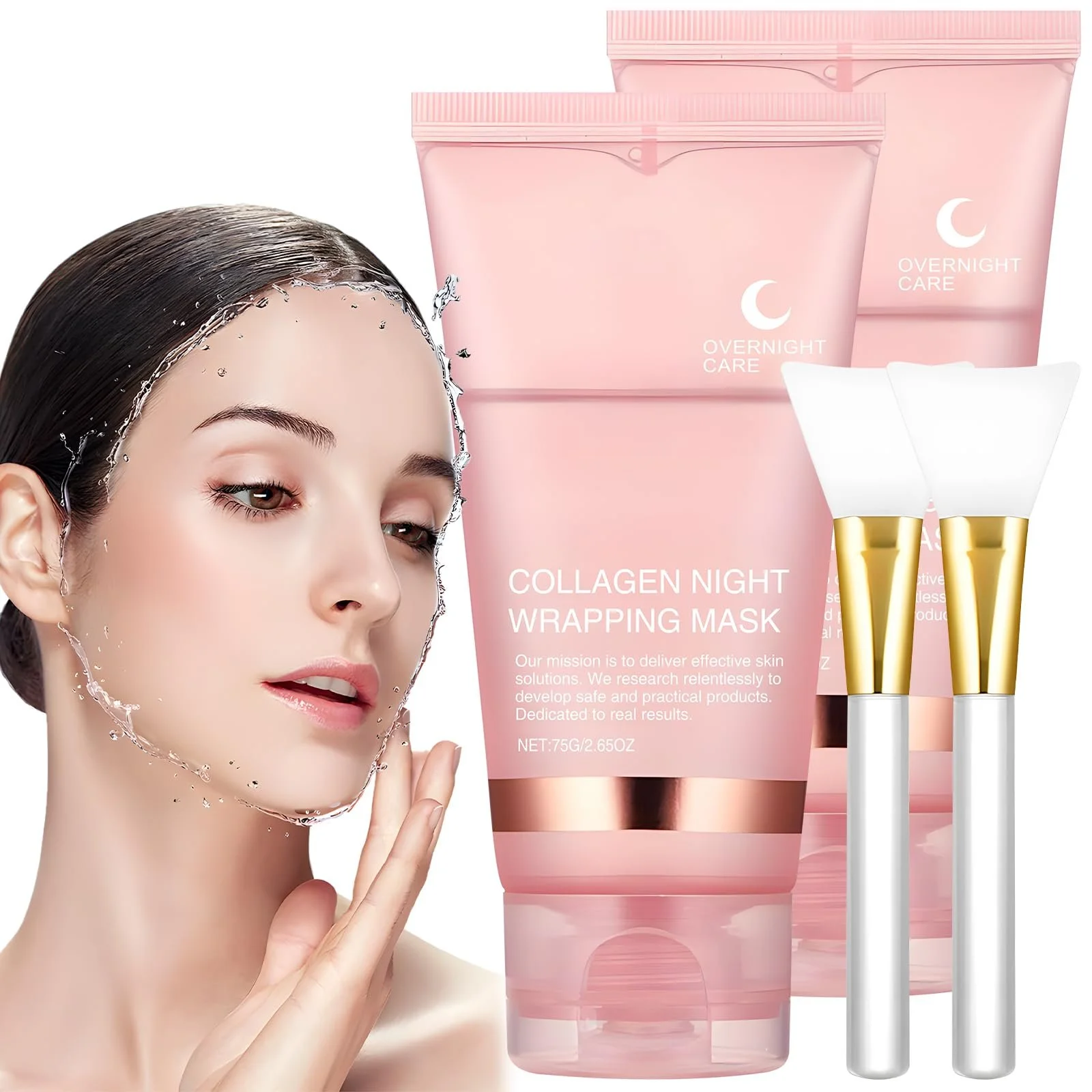 Маска Ночная Collagen для обертывания 2 шт, фото №1