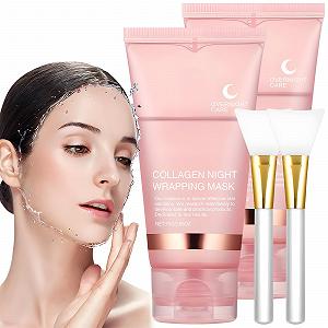 Маска Ночная Collagen для обертывания 2 шт - Фото 1