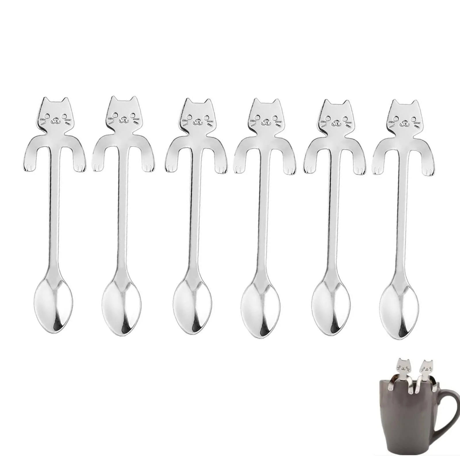 Ложка Кавова У Формі Кота, фото №1