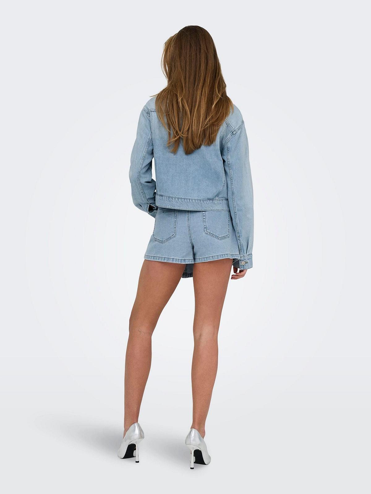 Піджак ONLY Жіночий Onllumi LS Rhinestone Jacket DNM PIM, фото №4
