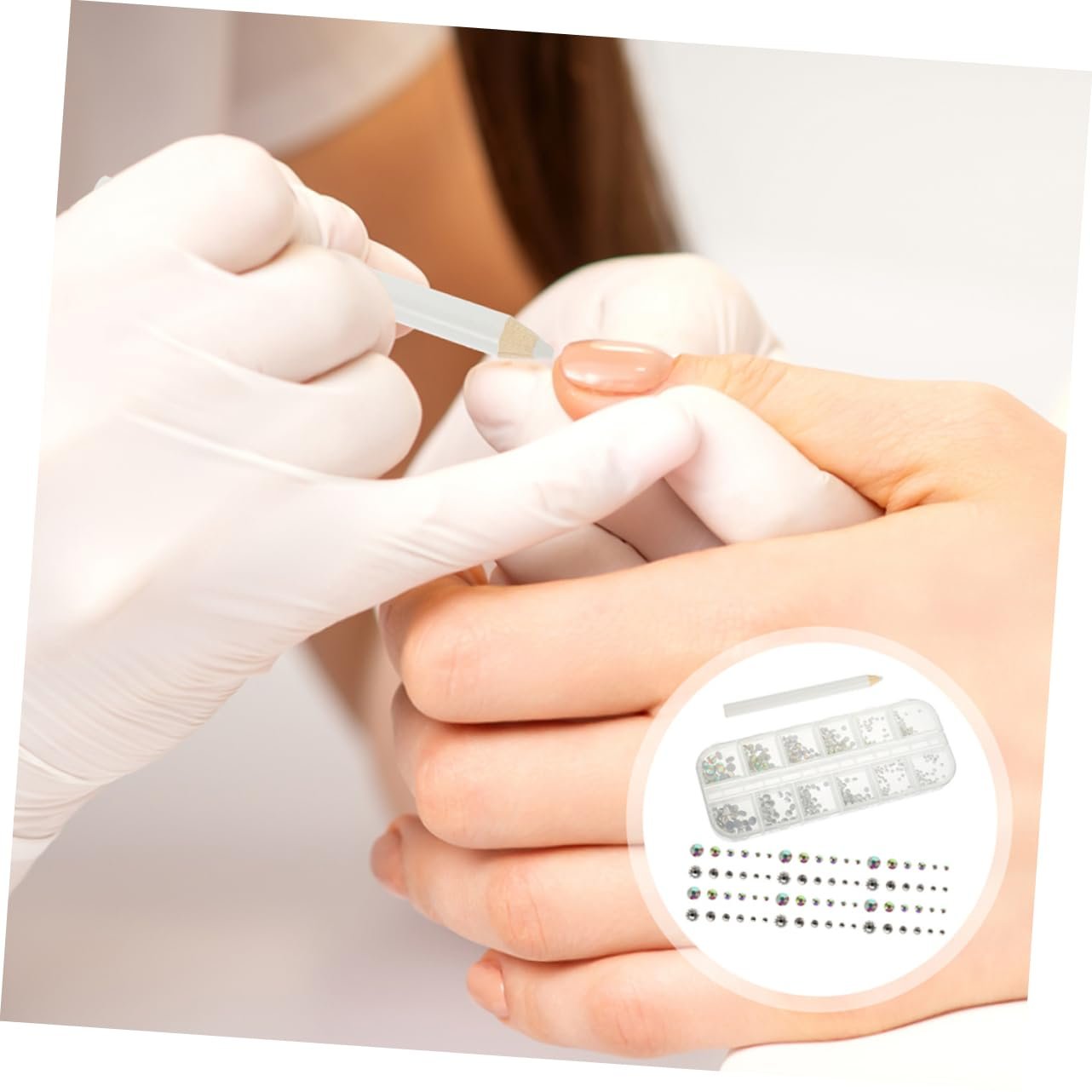 Стрази для нігтів Healeved Великі стрази Діаманти для нігтів, фото №3