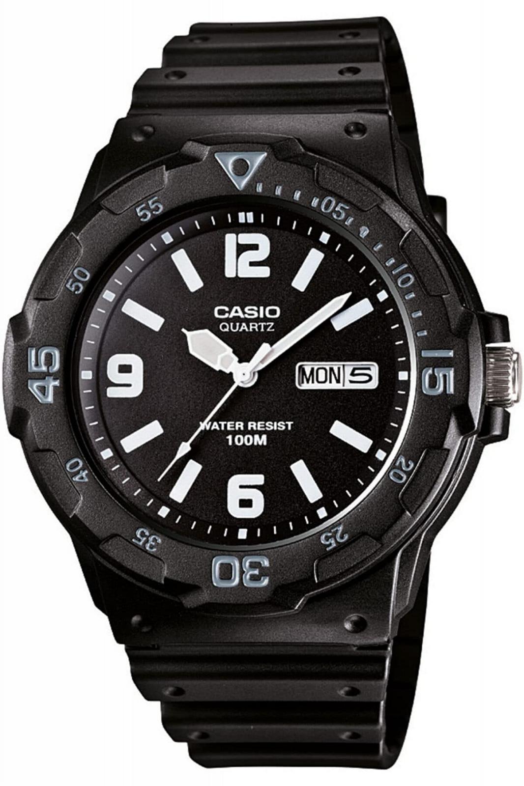 Годинник Casio MRW-200H-1B, аналоговий, кварцовий, чоловічий, ремінець з полімеру, фото №1