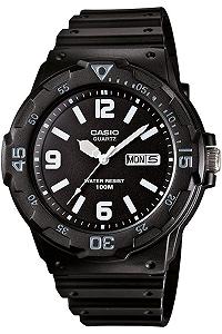 Годинник Casio MRW-200H-1B, аналоговий, кварцовий, чоловічий, ремінець з полімеру - Фото 1