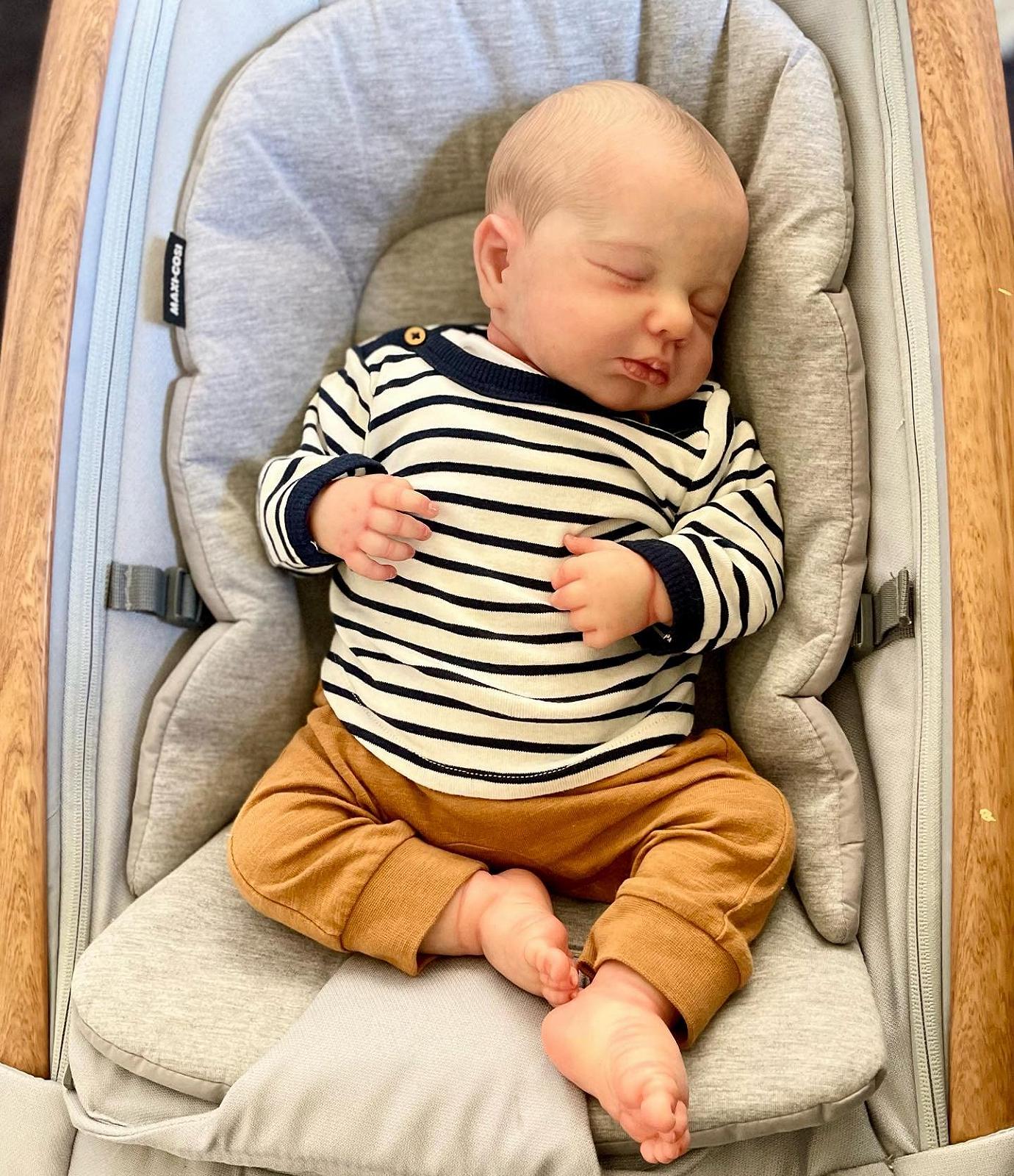 Кукла Zero pam Reborn Baby Boy Lifelike Doll 50 см, фото №1