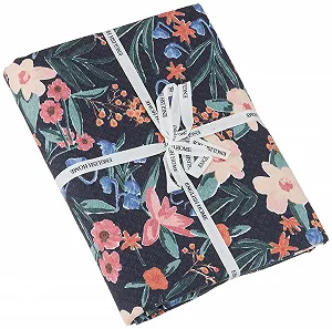 Покривало Бавовна ENGLISH HOME Vivacity Bloom 150 x 220 см Темно-синій - Рожевий - Фото 1