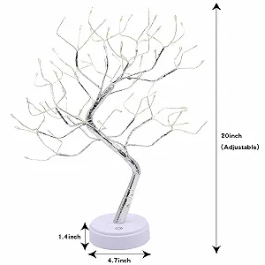 Світлодіодне дерево 108 LED Теплий білий з пультом та таймером USB/Батарейки synthetic.ua - Фото 1