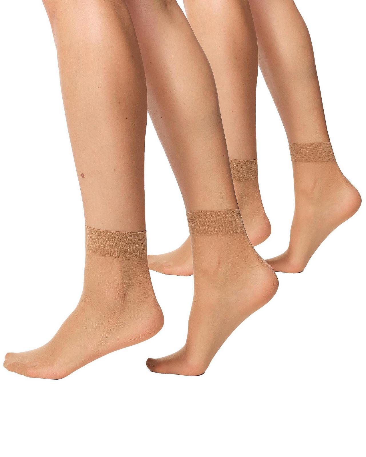 Носки Nur Die 20 Den Прозрачный Нейлон Матовый Широкий Комфортный Пояс Женские (2 пары), фото №1