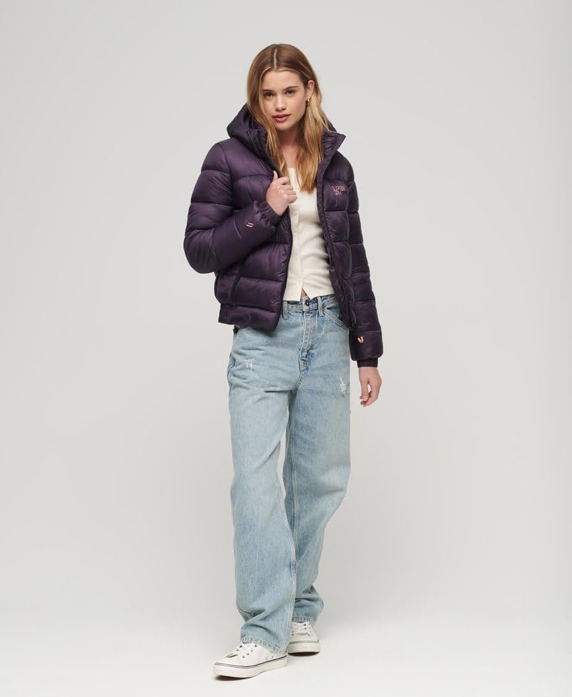 Бомбер Superdry Sports Puffer женский Baby, фото №4