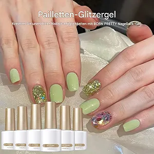 Гель-лак с блестками, 7 мл, 6 цветов synthetic.ua - Фото 1