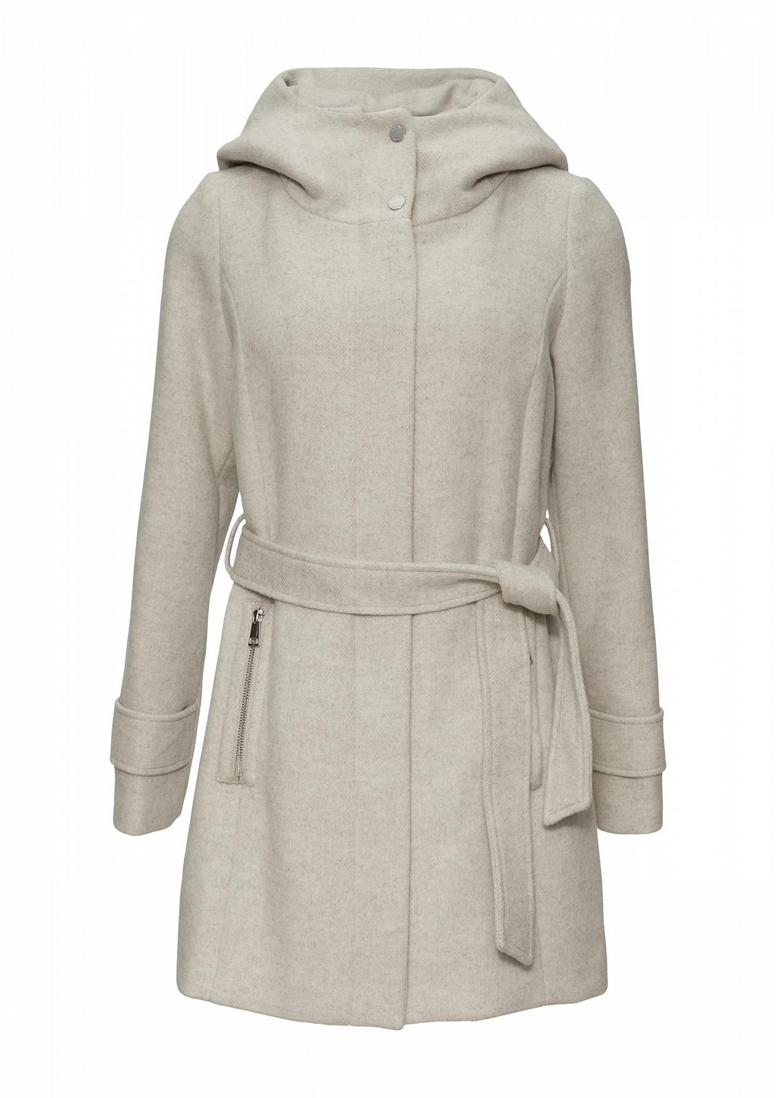 Пальто s.Oliver Коротка вовняне з поясом, фото №1 Пальто s.Oliver Коротка вовняне з поясом, фото №1