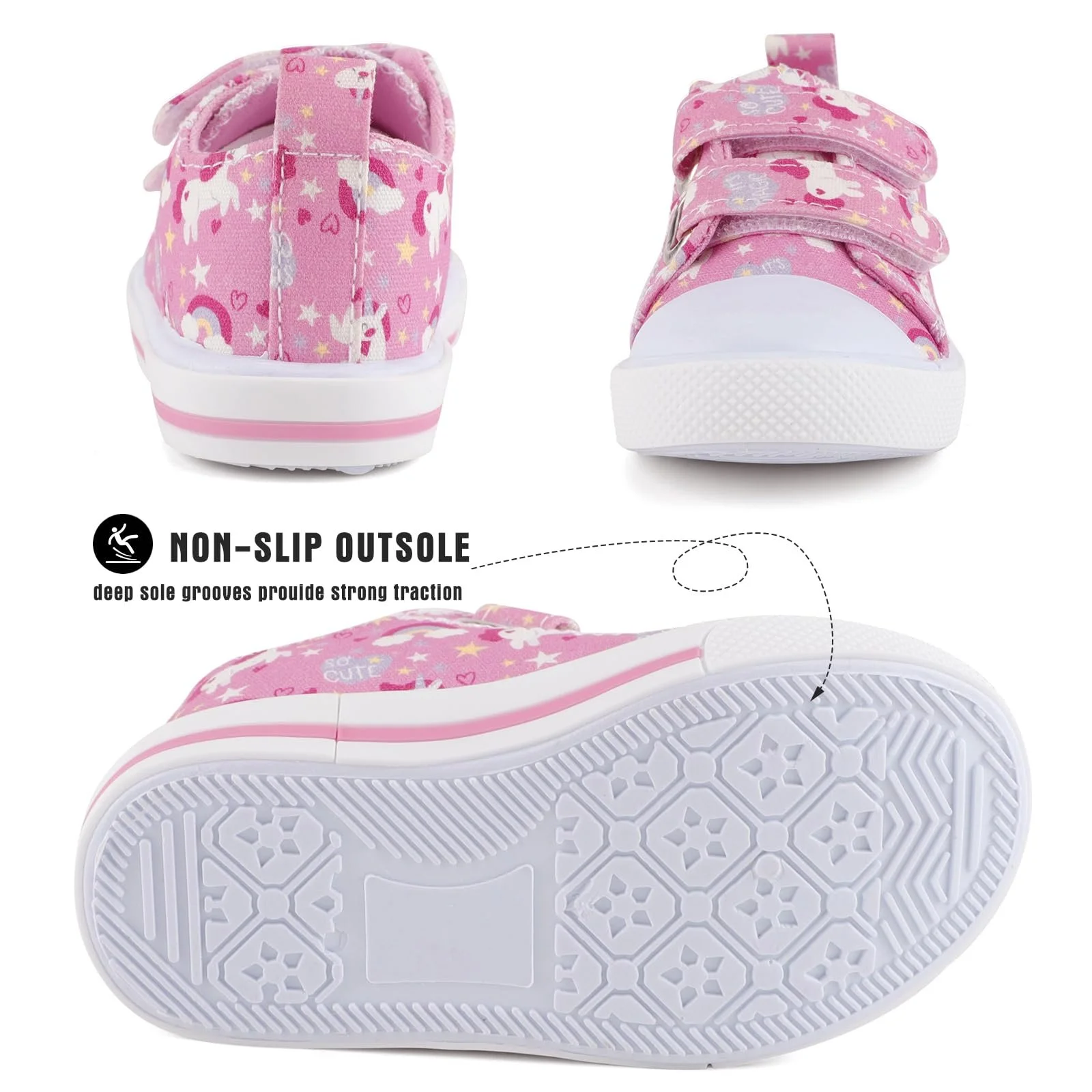 1-5 років Дитячі полотняні кеди для дівчаток Модні, фото №5