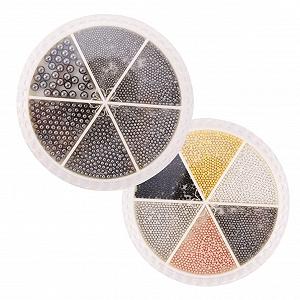 Металлические жемчужины Healeved для ногтей, 2 шт. - Фото 1