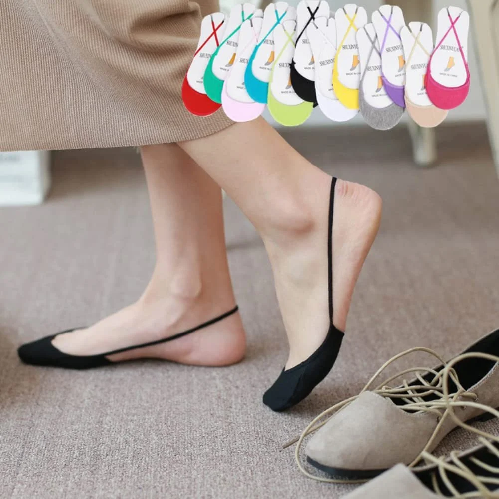 Жіночі шкарпетки-слідки SlingBack Бавовна - 3 пари, фото №9 Жіночі шкарпетки-слідки SlingBack Бавовна - 3 пари, фото №9