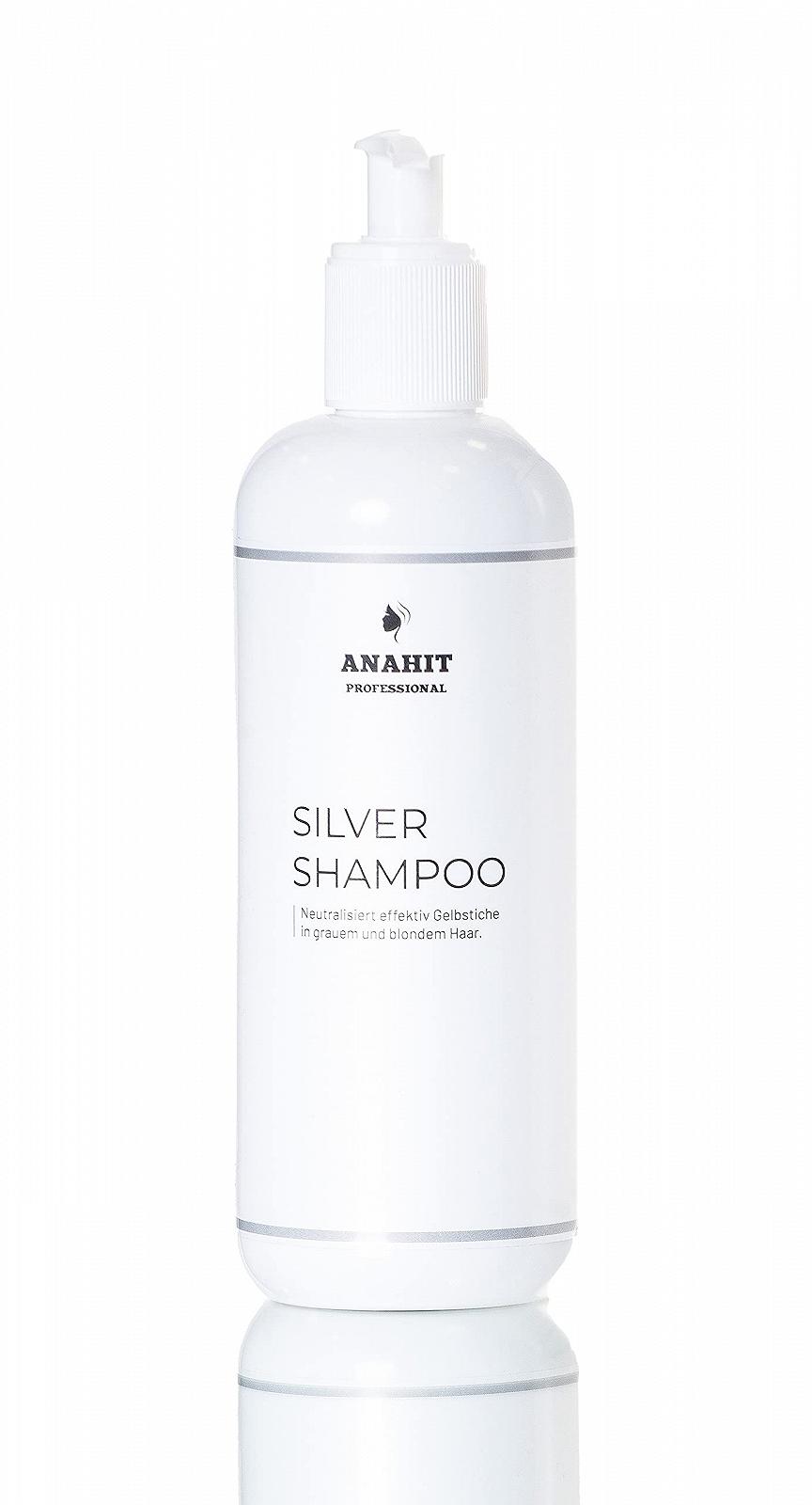 Шампунь Silver Anahit Professional Фиолетовый Шампунь для Серебристых Волос Radiant Blonde Grey White Hair Care Анти-желтый эффект 500 мл, фото №1