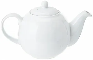 Чайник-заварник Globe LONDON POTTERY Керамічний Білий 6 чашок (1,2 літра) synthetic.ua - Фото 1