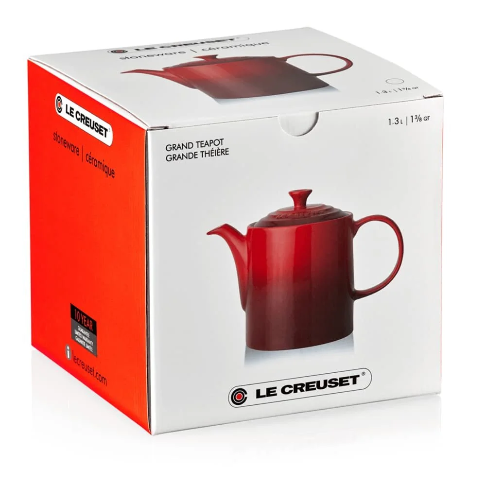 Чайник-заварник Le Creuset Stoneware Tall 1,3 літра, Meringue, фото №4