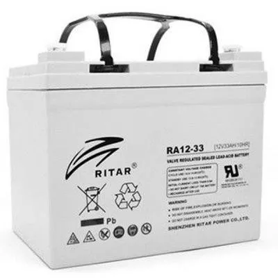 Батарея к ИБП Ritar AGM RA12-33, 12V-33Ah RA12-33, фото №1