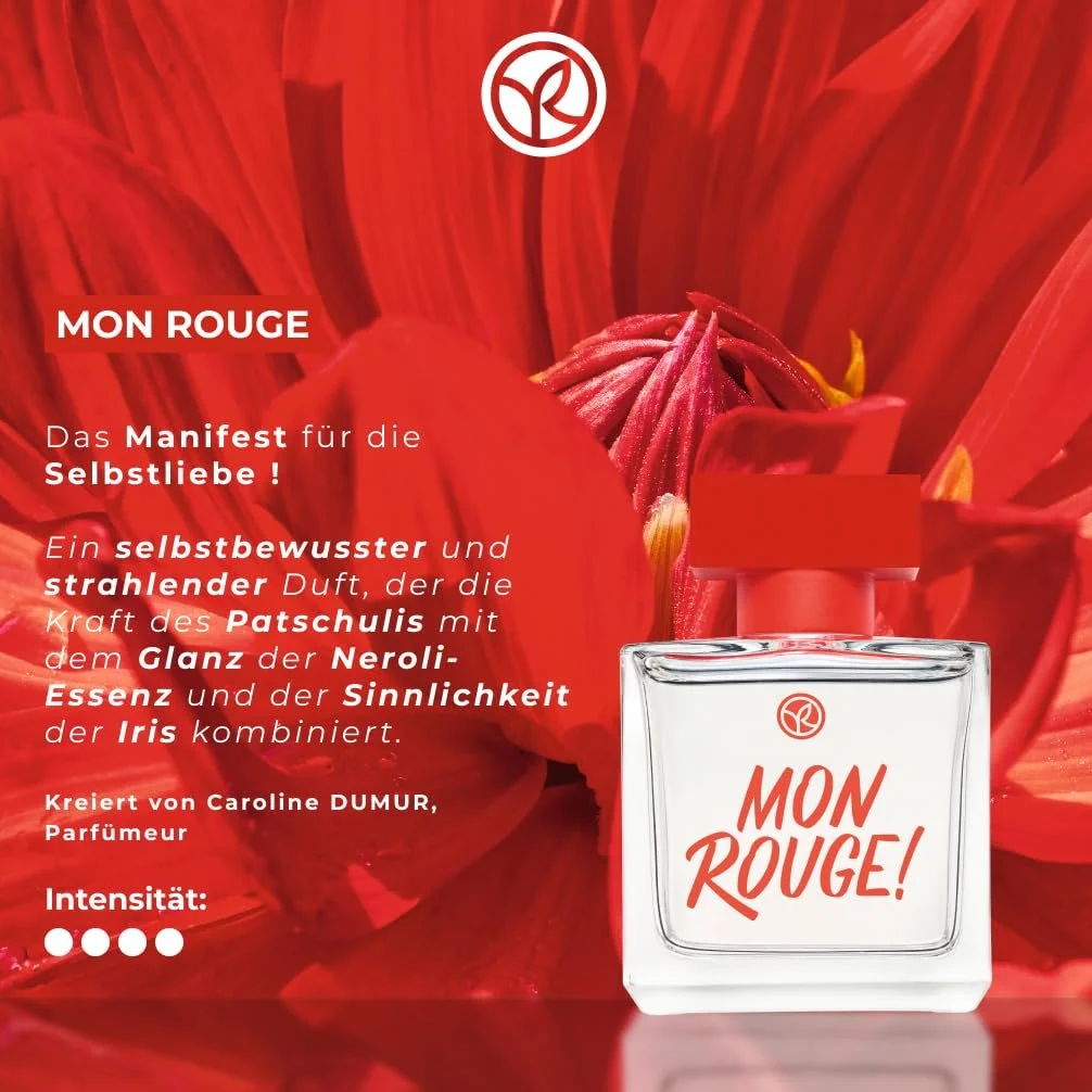 Парфюмированная вода Yves Rocher Mon Rouge! Пачули, нероли и ирис 50 мл, фото №3
