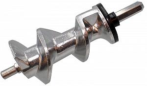 Шнек мясорубки L128 D1 7mm квадрат D2 8mm наружный шестигранник пластиковая втулка - Фото 1