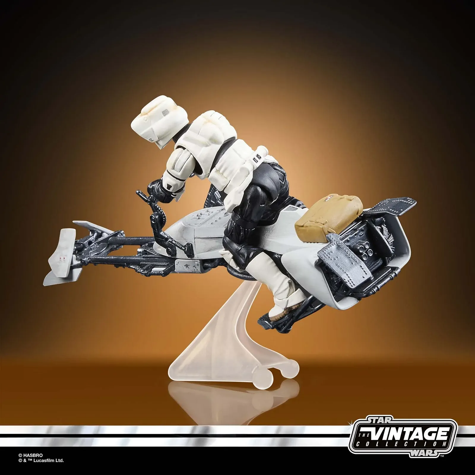 Игровой набор Star Wars The Vintage Collection Speeder Bike, Scout Trooper & Grogu 9,5 см, фото №8