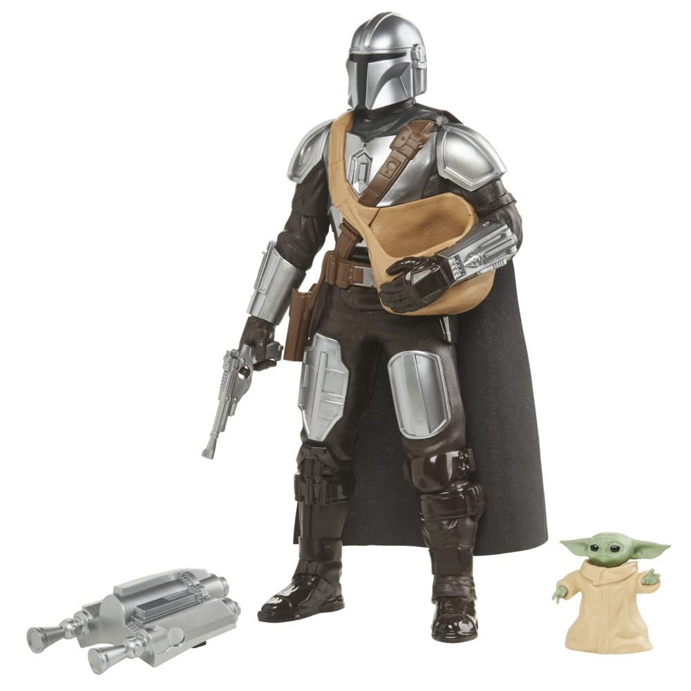 Фігурки Star Wars The Mandalorian & Grogu Galactic Action, інтерактивні, електронні, масштаб 30 см, фото №5