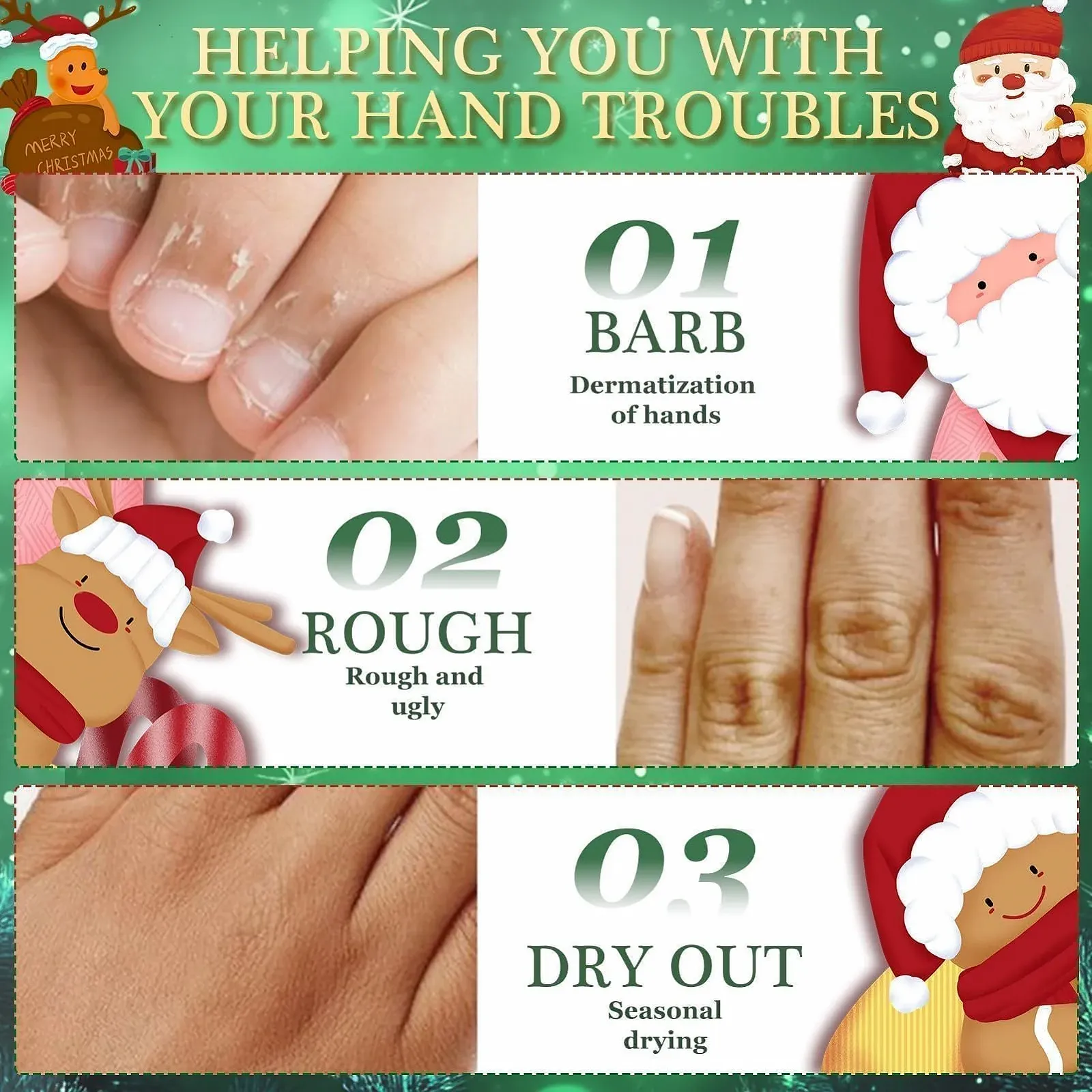 Набір із 5 Різдвяних Кремів для Рук, Міні Крем для Рук, фото №6