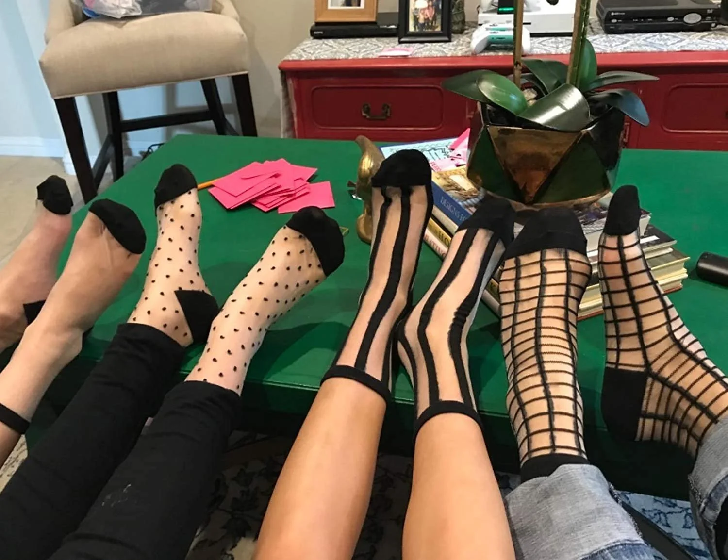 Прозорі шкарпетки Жіночі Мереживні Вишивка Кристал Мода 10 пар, фото №2 Прозорі шкарпетки Жіночі Мереживні Вишивка Кристал Мода 10 пар, фото №2