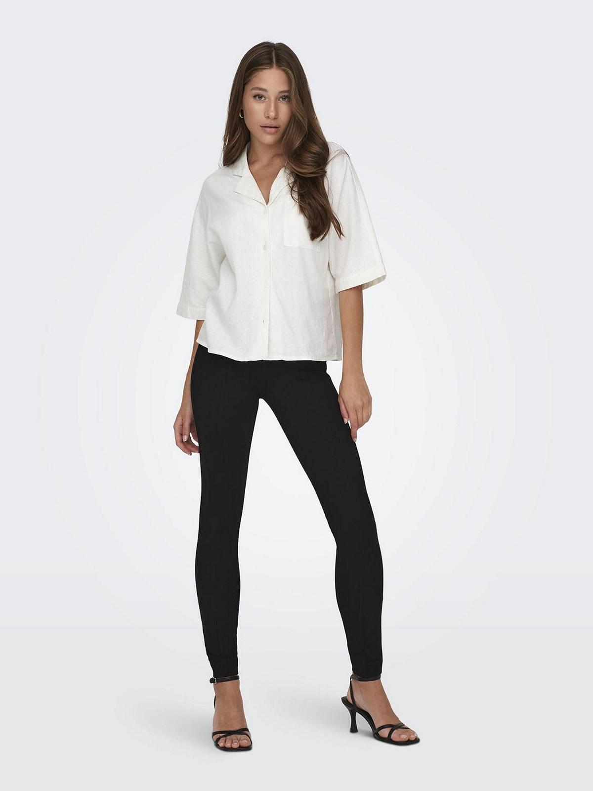 Леггинсы ONLY Женские Skinny Fit С Высокой Талией, фото №5