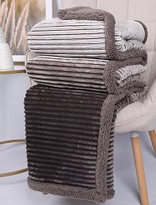 Покривало Плюшева Betz Florence XXL 150 x 200 см Taupe - Фото 1