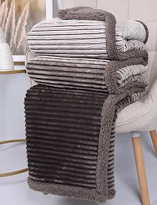 Покривало Плюшева Betz Florence XXL 150 x 200 см Taupe - Фото 1