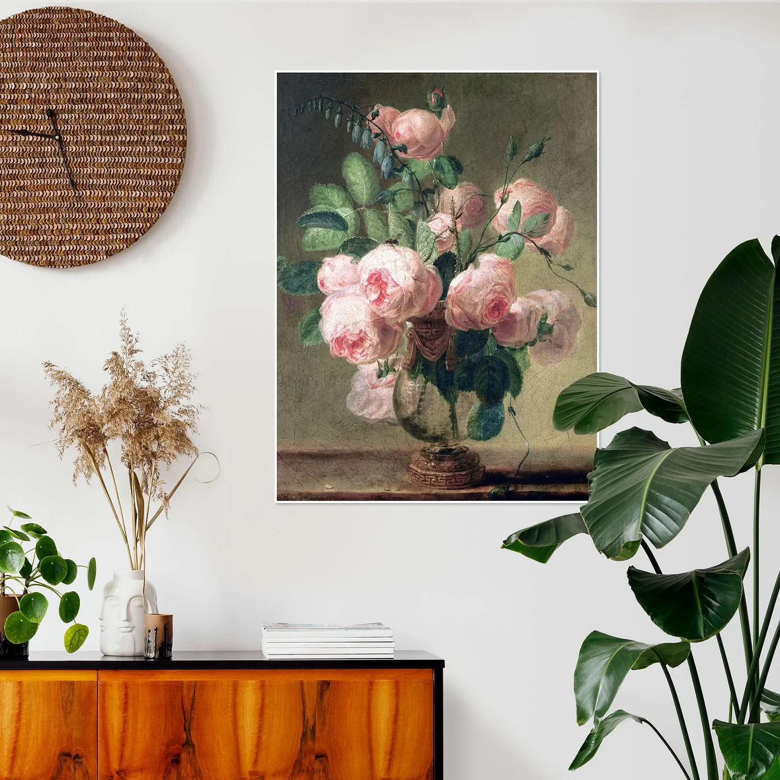 Постер Pierre Joseph Redouté Vase with Flowers 70 x 90 см зеленый., фото №6 Постер Pierre Joseph Redouté Vase with Flowers 70 x 90 см зеленый., фото №6