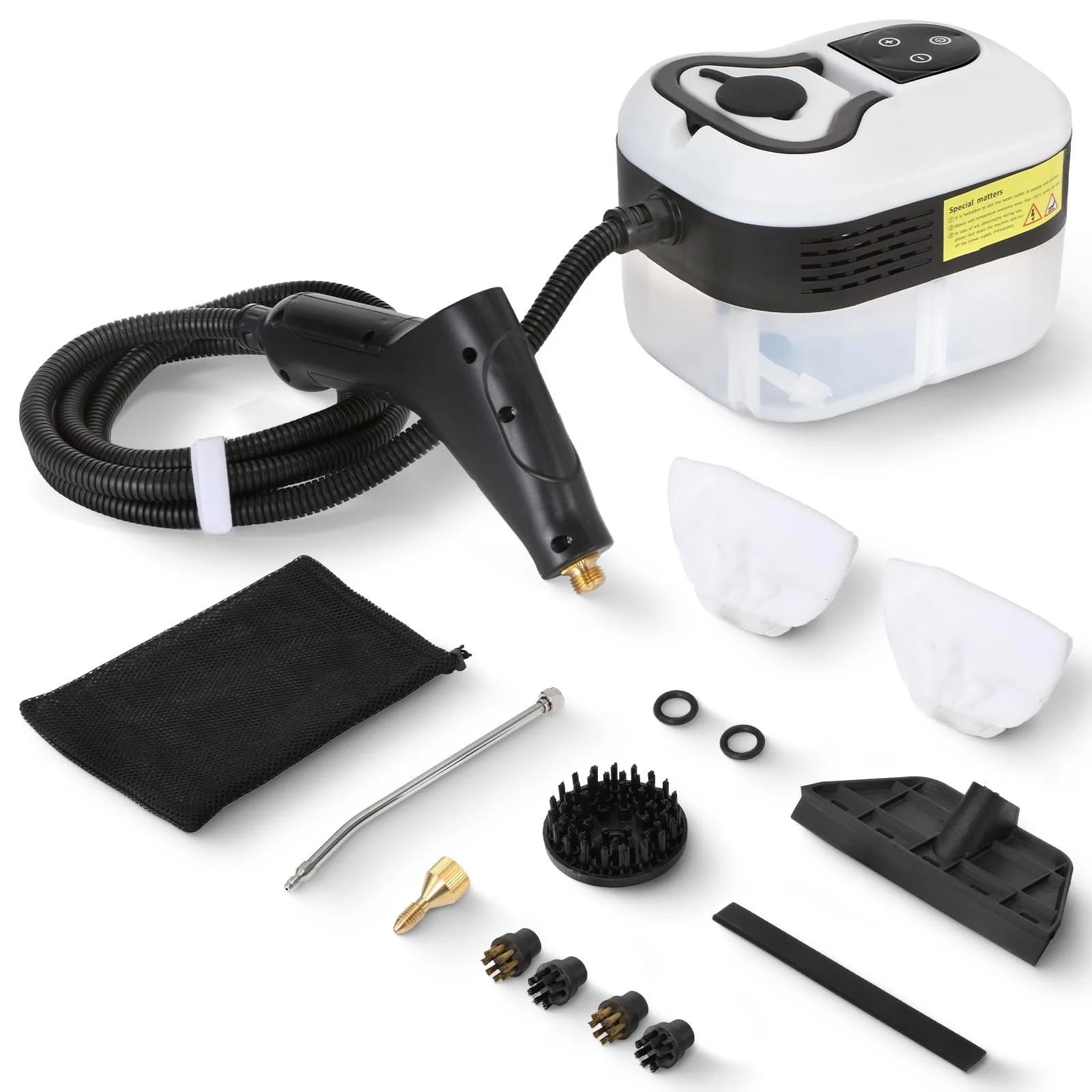 Ручний пароочисник Dyna-Living 1.5 L 14 аксесуарів, фото №1