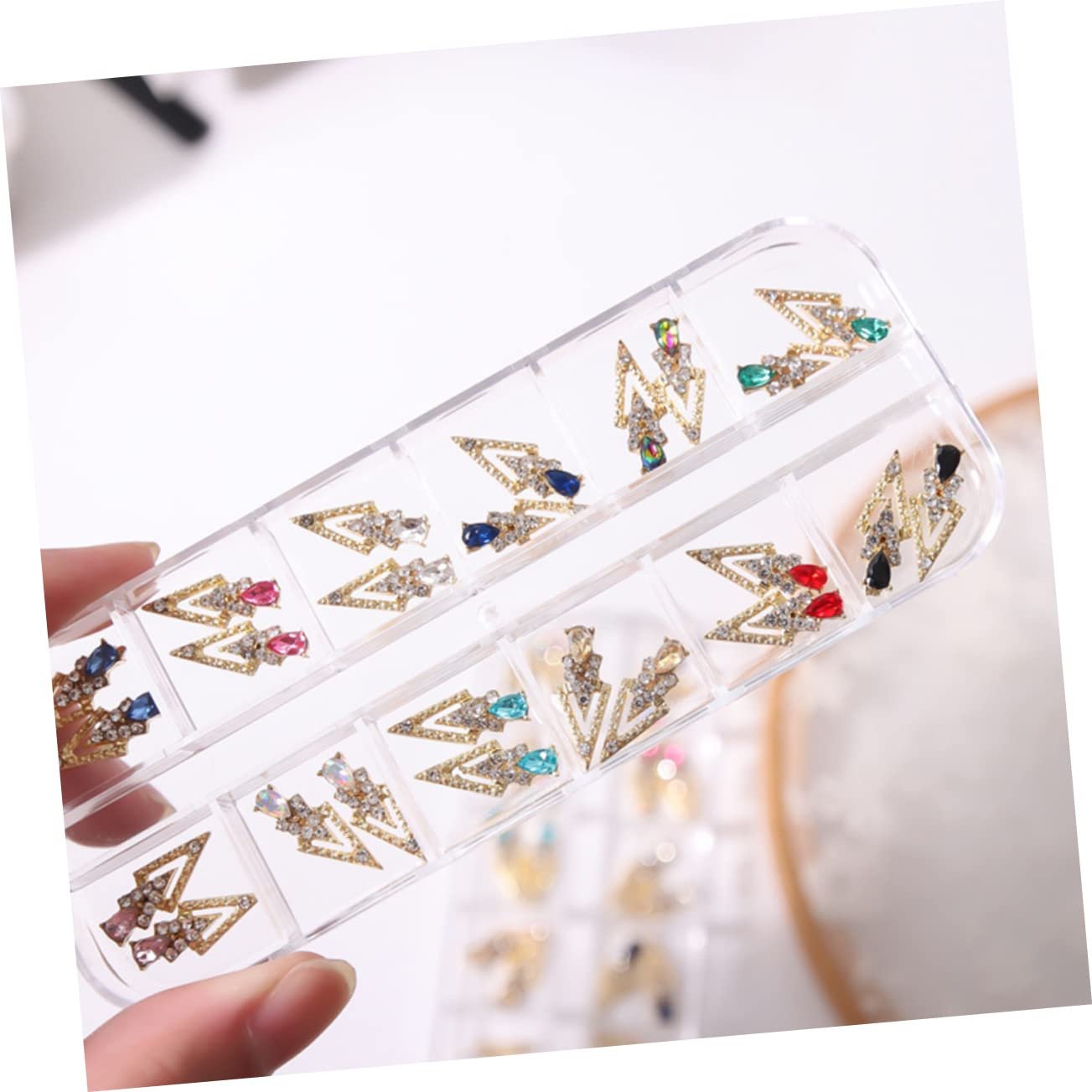 Підвіски для нігтів Стріли зі сплаву PLAFOPE, 24 шт., фото №7