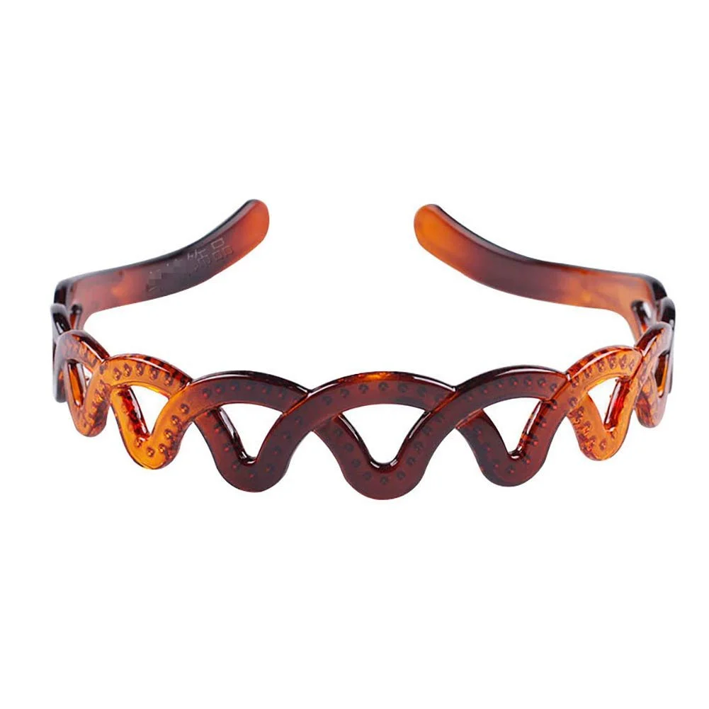 Обруч Чорний та Коричневий Твердий Пластиковий, фото №8