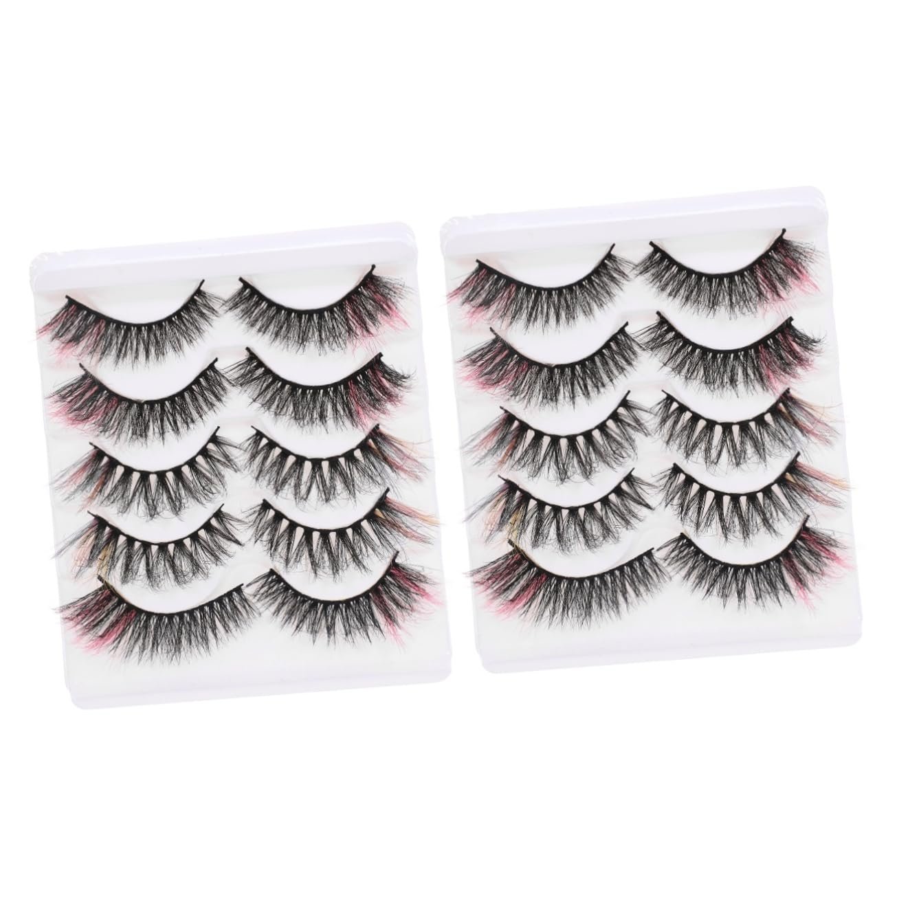 Накладні вії FRCOLOR кольорові 10 пар, фото №1