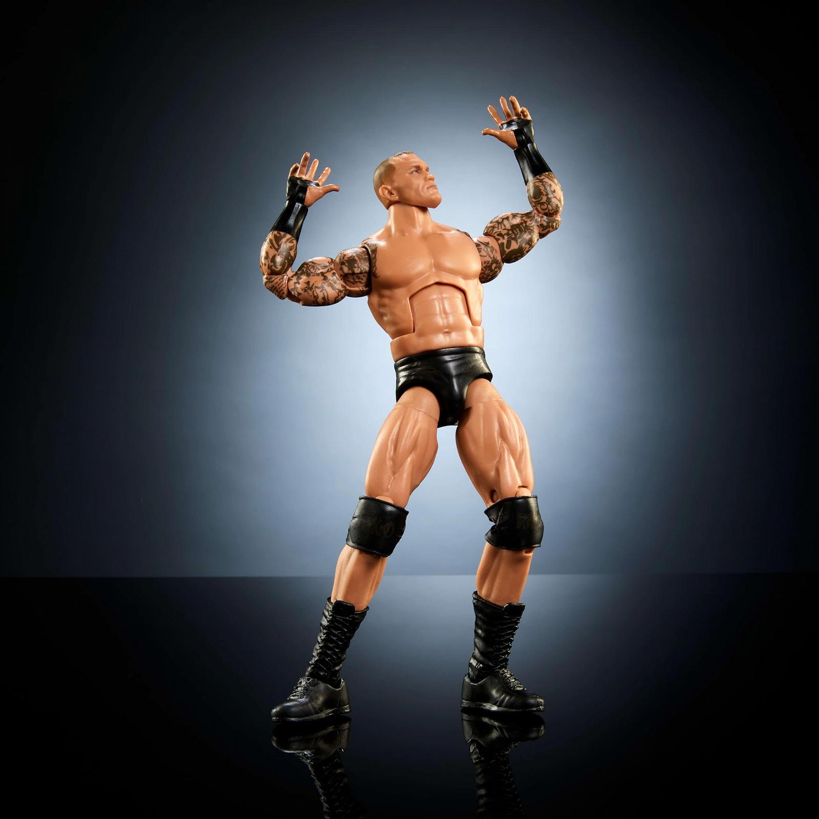 Экшн-фигурка Mattel WWE Elite Серии #116 Рэнди Ортон 15 см с 25 точками движения и сменными руками, многоцветная, фото №5
