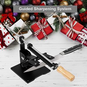 Система заточування з направляючими алюмінієвий сплав регульований кут 3 точильних камені (320, 800, 2000) synthetic.ua - Фото 1