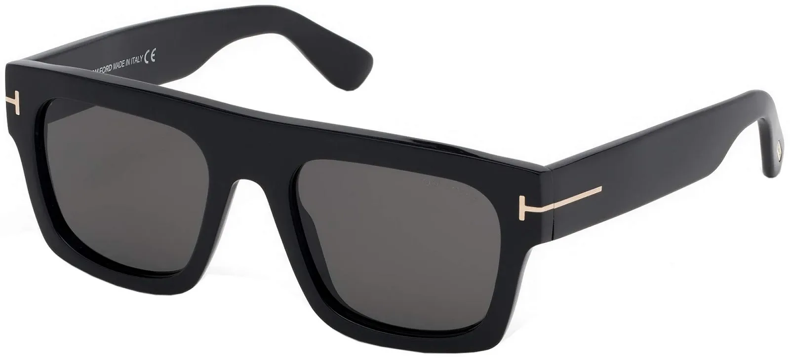 Солнцезащитные очки унисекс FAUSTO Tom Ford FT 0711 BLACK/SMOKE, фото №1