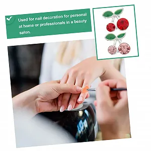 Наклейки для ногтей WOONEKY Вишня 3D, 36 шт. synthetic.ua - Фото 1