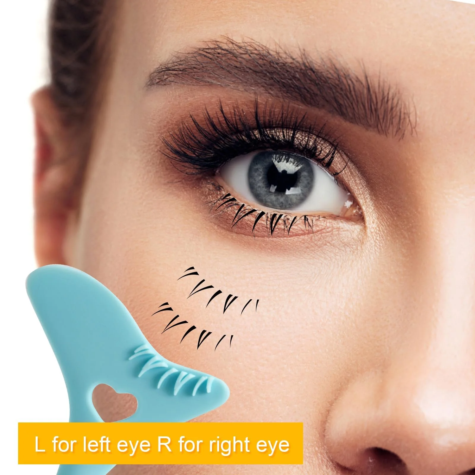 Набор из 2 трафаретов для подводки, фото №3