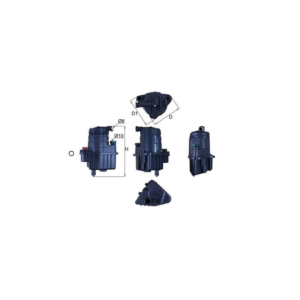 Топливный фильтр KNECHT KL 832D RENAULT, фото №1