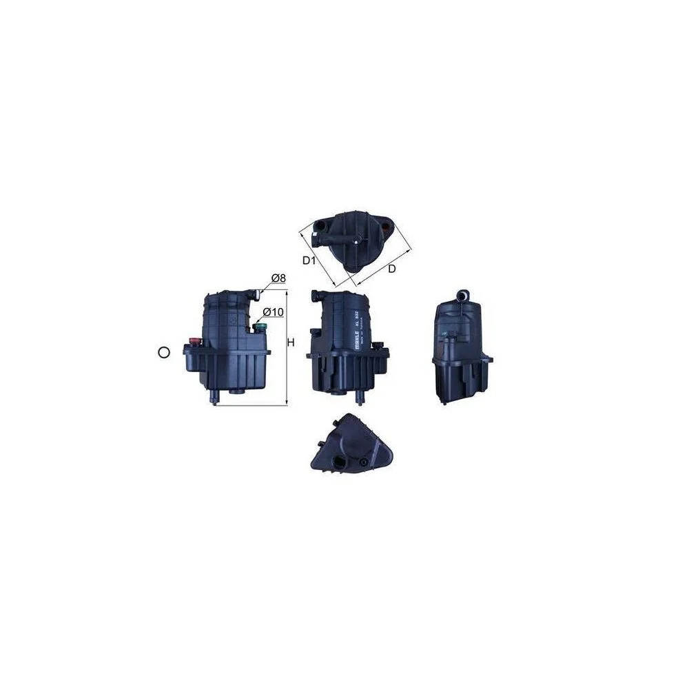 Топливный фильтр KNECHT KL 832D RENAULT, фото №1