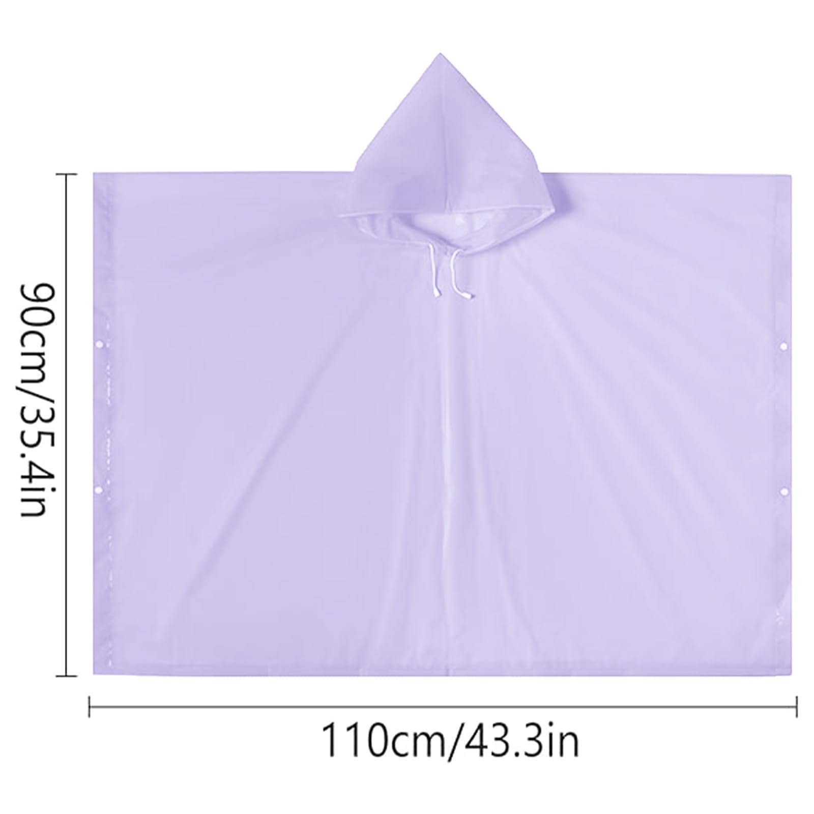 Детский дождевик-пончо Mayoii Водонепроницаемый детский дождевик с капюшоном и пуговицами, Легкий многоразовый плащ EVA для мальчиков и девочек, Портативный детский дождевик, фото №7 Детский дождевик-пончо Mayoii Водонепроницаемый детский дождевик с капюшоном и пуговицами, Легкий многоразовый плащ EVA для мальчиков и девочек, Портативный детский дождевик, фото №7