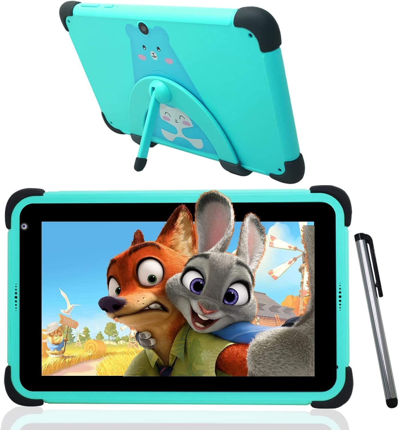 Планшет 8" Weelikeit C85W 2/32GB 4 ядра Android 13 Чорно-зелений, фото №1