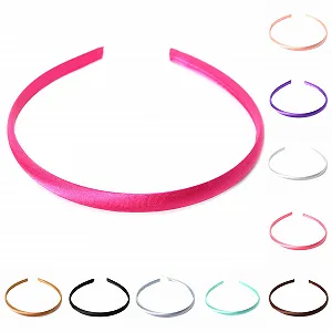 Обруч Атласний Pretty Рожевий synthetic.ua - Фото 1