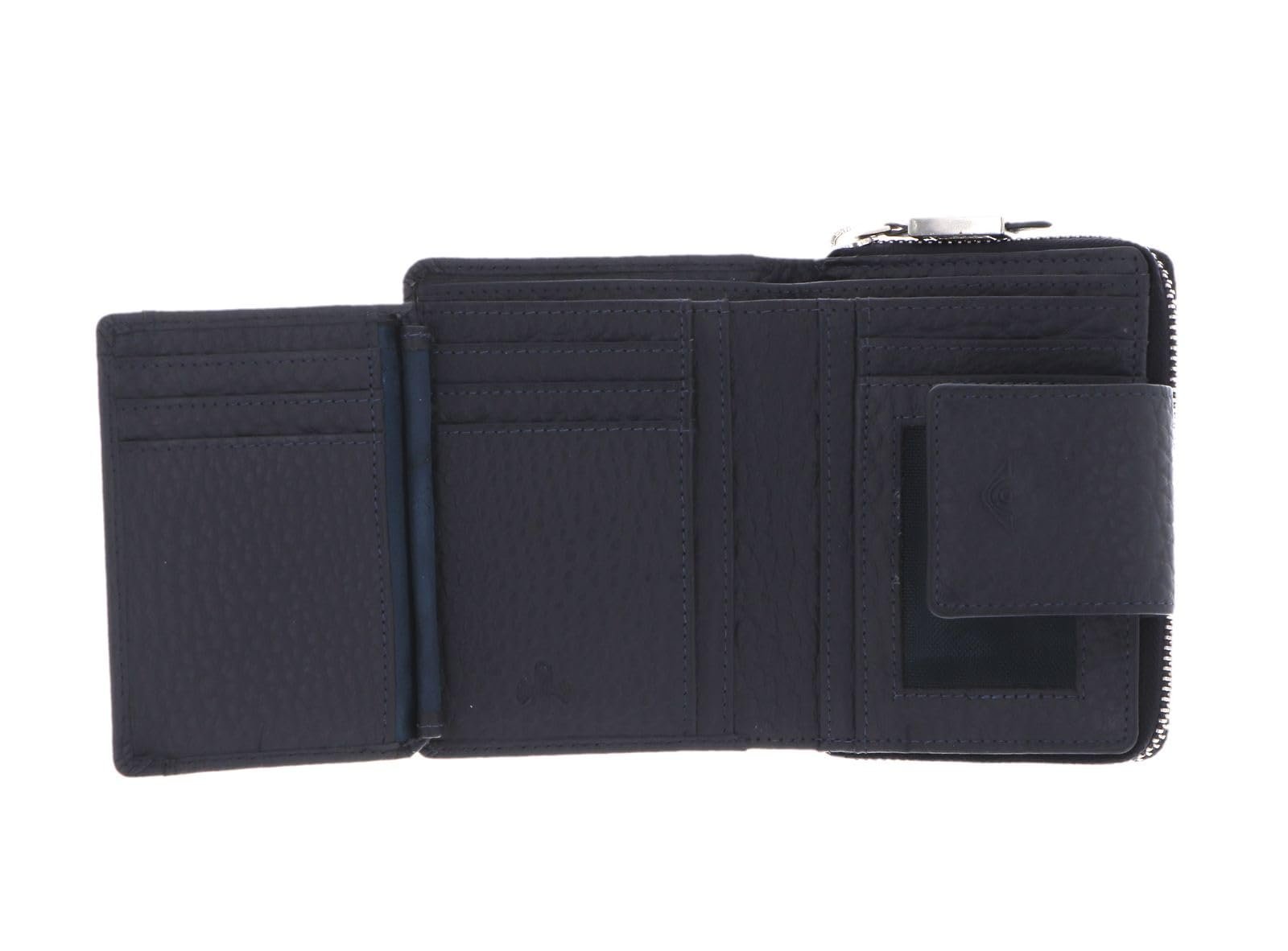 Кошелек Voi Hirsch Ida RFID Кожа 12.5 см, синий, повседневный, фото №4