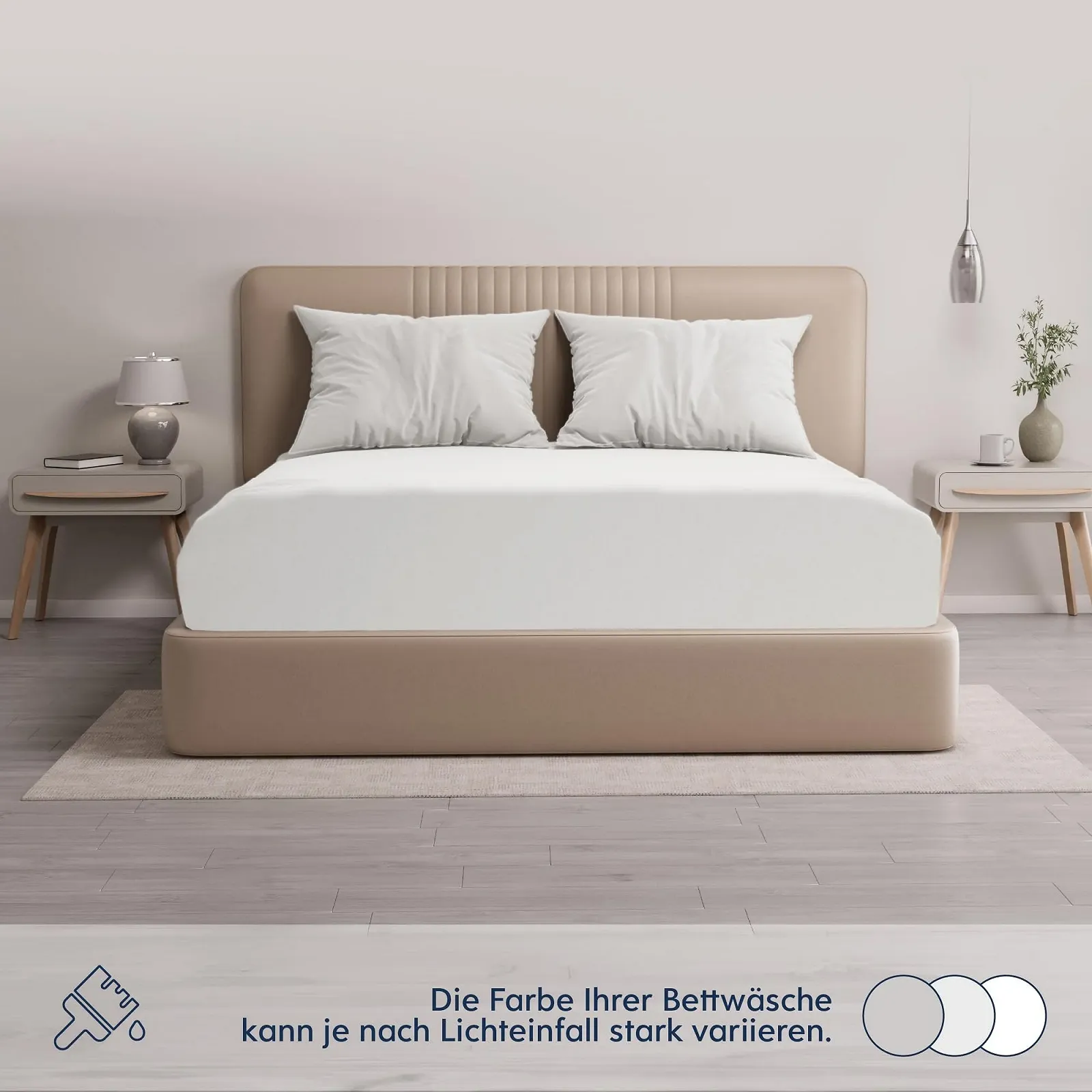 Простирадло на гумці Dreamzie Premium для топпера, фото №5 Простирадло на гумці Dreamzie Premium для топпера, фото №5